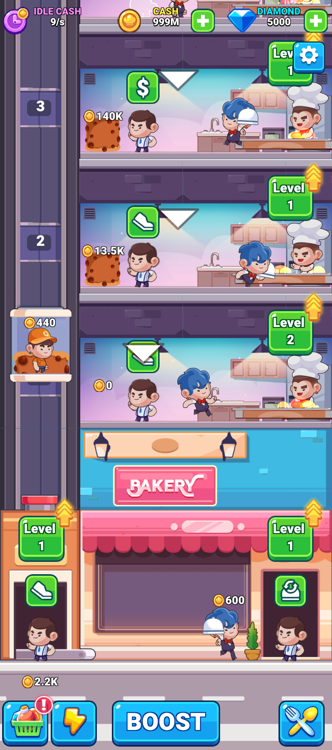 Idle Restaurant gameplay screenshot
